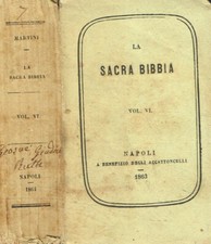 Sacra bibbia vol.vi. usato  Italia