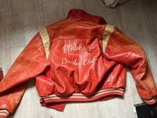 Redskins booster lederjacke gebraucht kaufen  Cuxhaven