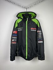 Używany, Kawasaki Plant Quattro Kurtka wyścigowa Męska XS Zielona Zamek błyskawiczny z kapturem na sprzedaż  PL