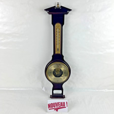 Wooden thermometer barometer d'occasion  Expédié en Belgium