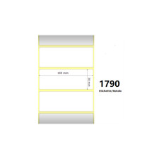 Etichette zebra 102x38mm usato  Montesilvano