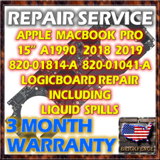MACBOOK PRO 15" A1990 2018 2019 820-01814-A, 820-01041-A LOGIC BOARD REPAIR comprar usado  Enviando para Brazil
