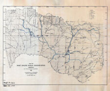 Mapa de 1915 da Reserva Indígena Fort Apache Arizona comprar usado  Enviando para Brazil