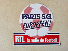 Autocollant rtl psg d'occasion  Francheville
