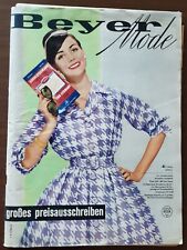 Beyer mode 1960 gebraucht kaufen  Tuntenhausen