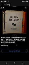 Original clark foam for sale  Columbia Station