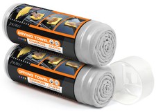Toalha Shammy Premium para Carro Super Absorvente Pacote com 2 26x17 Cinza pa..., usado comprar usado  Enviando para Brazil