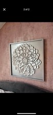 Metallic silver flower for sale  STROUD