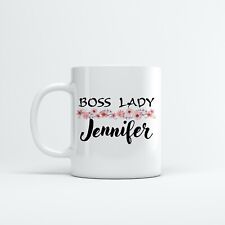 Caneca de café personalizada BOSS LADY nome personalizado impresso presente para sua xícara de escritório  comprar usado  Enviando para Brazil