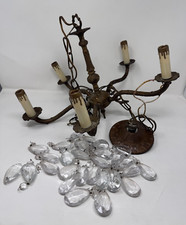 Vintage brass chandelier for sale  Santee