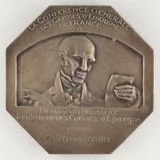 Médaille benjamin delessert d'occasion  Bihorel