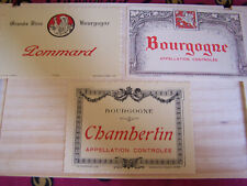 Lot étiquettes vin d'occasion  Quimperlé