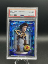 Zafiro Disney 2024 Topps cromado Woody #63 PSA 10 segunda mano  Embacar hacia Mexico