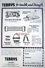 Usado, 1959 Equipamento de Exercício TERRY'S ANÚNCIO Máquina de Remo etc - Impressão Original AD comprar usado  Enviando para Brazil