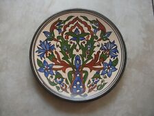 Piatto ceramica decorato usato  Mezzocorona