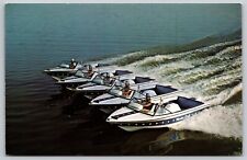 Cartão postal Master Craft Boat Co Maryville TN - Image Boats acelerando lado a lado comprar usado  Enviando para Brazil