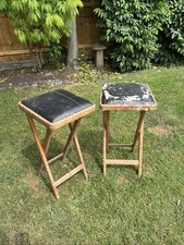 Vintage folding stools for sale  WALSALL