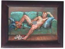 Peinture huile encadrée d'occasion  France