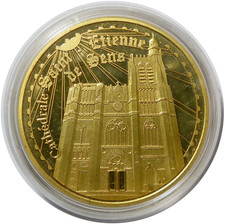 Médaille cathédrale sens d'occasion  Provins