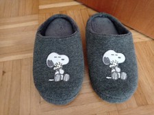 Hausschuhe snoopy grau gebraucht kaufen  Münster