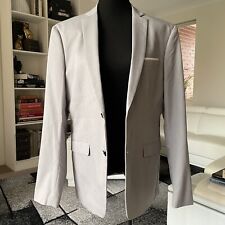 Blazer Zara Man cinza claro casaco esportivo 29 polegadas comprimento excelente estado comprar usado  Enviando para Brazil