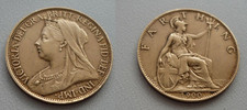 1farthing 1900 victoria gebraucht kaufen  Deutschland