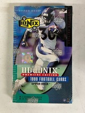 1999 UD Ionix Football caixa lacrada 20 pacotes (selo rasgado), usado comprar usado  Enviando para Brazil