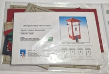 Lasercut bausatz trafoturm gebraucht kaufen  Pfatter