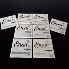 Cordas de guitarra acústica Elixir Phosphor bronze - Diversas Cordas individuais comprar usado  Enviando para Brazil