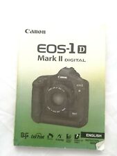 Manual de instruções original Canon EOS 1D Mark II comprar usado  Enviando para Brazil