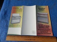 Wurlitzer 3100 3110 for sale  Napa
