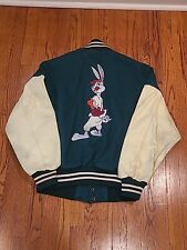 Chaqueta Universitaria De Colección Looney Tunes Letterman Lana Bugs Bunny Béisbol Para Hombres XL segunda mano  Embacar hacia Argentina