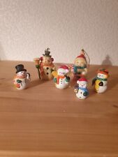 Schneemann porzellan anhänger gebraucht kaufen  Hille