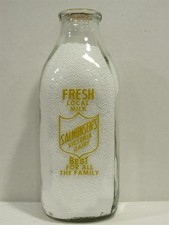 Sspq milk bottle for sale  Cortland