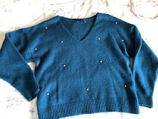 Jumper blue teal for sale  BOURNEMOUTH
