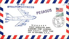 Usado, 4.5.1990 - B-52 Stratofortress Pegasus - Lompoc, CA / Vandenberg, AFB - F38710 comprar usado  Enviando para Brazil