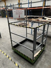 Fork lifting cage for sale  MARCH