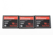 SANDISK Extrem 16GB / 60 MB/s CF-Karte - 3 Stück comprar usado  Enviando para Brazil