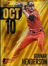 Usado, [DIGITAL] Topps Bunt - Gunnar Henderson - Pacote grátis sexta-feira 25 S3 outubro 10 dourado comprar usado  Enviando para Brazil