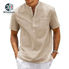 Camicia cotone lino usato  Italia