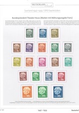 Saarland postfrisch marken gebraucht kaufen  Kiel