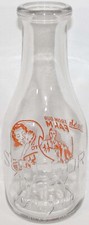 Vintage milk bottle for sale  Clinton