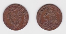 1 Liard Brąz Moneta Brabancja Maksymilian II 1712 vz RR (171220) na sprzedaż  Wysyłka do Poland