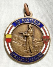 Medaglia smalto reggimento usato  San Giorgio a Cremano