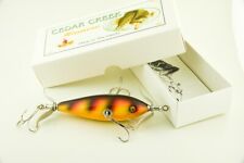 Isca de pesca contemporânea de minnow Cedar Creek na caixa JJ28, usado comprar usado  Enviando para Brazil