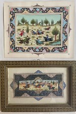 Persian polo paintings for sale  Sacramento
