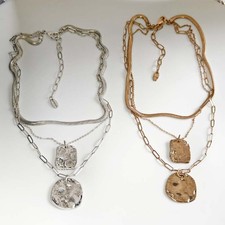 Nuevo Collar Colgante 20" Free People Charm Mujer Fiesta Vacaciones Joyería 2 Colores segunda mano  Embacar hacia Mexico