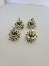 4 peças CTS 137 8313 260-0025 interruptores seletores rotativos, NOS, estado de caixa aberta  comprar usado  Enviando para Brazil