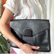 Usado, Bolsa clutch de couro Morandó Itália designer bolsa de festa noturna comprar usado  Enviando para Brazil