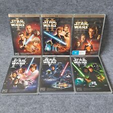 Star Wars Episodes 1-6 DVD Bundle Digitalmente Masterizado Trilogia Original Prequela R4, usado comprar usado  Enviando para Brazil